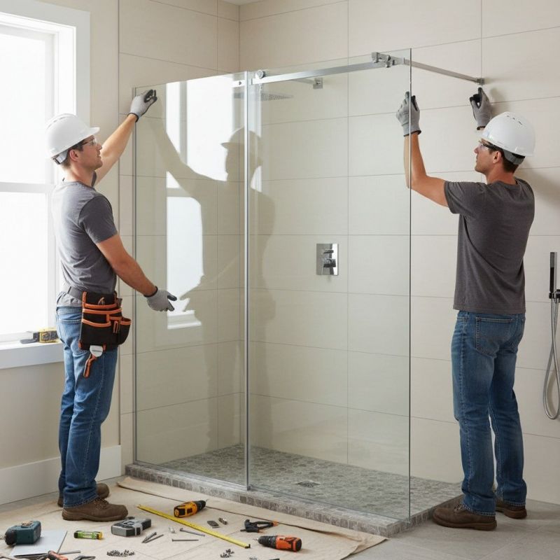 Glass Shower Installation